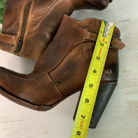 Bed Stu Isla Brown Leather Ankle Boogie Size 6 - Picture 6 of 11
